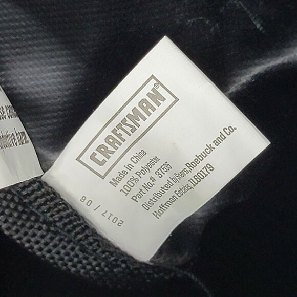 Craftsman Large Mouth 13 inch 6 Pockets Durable Tool Bag for Small Tools 513100 - Picture 13 of 16